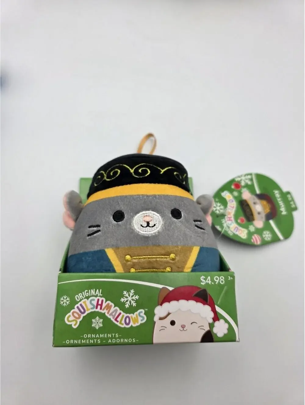 Squishmallows Plush Christmas Ornaments Lot Of 4 - Murray, Dray, Johann, Duane